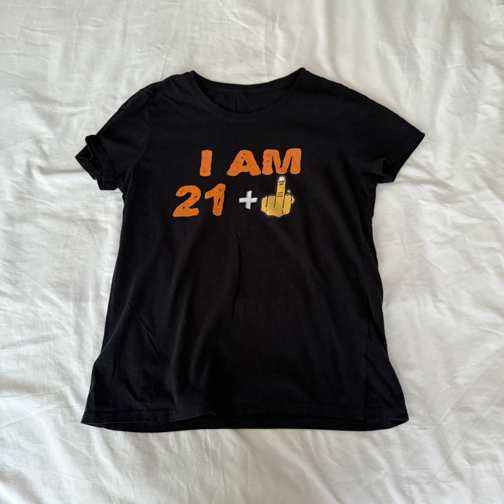 Silly 21 Years Old Graphic Tee